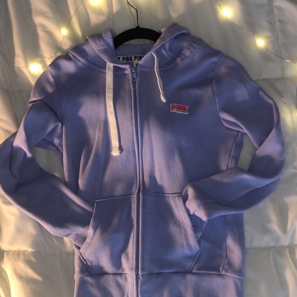 PINK zip up hoodie